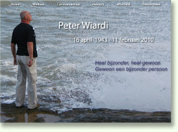 Website voor Peter Wiardi